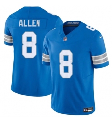 Men's Detroit Lions #8 Kyle Allen Blue 2025 F.U.S.E. Vapor Limited Football Stitched Jersey