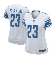 Women's Nike Detroit Lions #23 Darius Slay Game White NFL Jersey