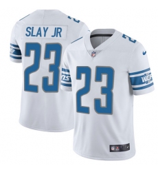 Youth Nike Detroit Lions #23 Darius Slay Elite White NFL Jersey