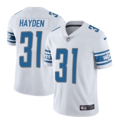 Youth Nike Detroit Lions #31 D.J. Hayden Limited White Vapor Untouchable NFL Jersey