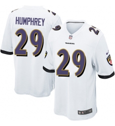 Men's Nike Baltimore Ravens #29 Marlon Humphrey Game White NFL Jersey Men's Nike Baltimore Ravens #29 Marlon Humphrey Game White NFL Jersey