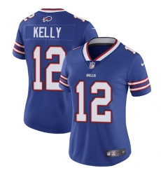 Women's Nike Buffalo Bills #12 Jim Kelly Elite Royal Blue Team Color NFL Jersey