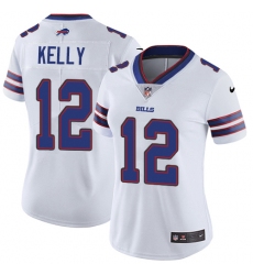 Women's Nike Buffalo Bills #12 Jim Kelly Elite White NFL Jersey