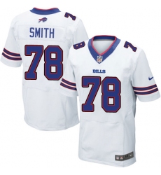 Men's Nike Buffalo Bills #78 Bruce Smith Elite White NFL Jersey