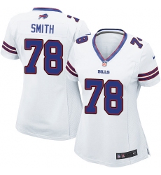 Women's Nike Buffalo Bills #78 Bruce Smith Game White NFL Jersey
