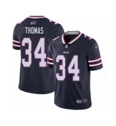 Men's Buffalo Bills #34 Thurman Thomas Limited Navy Blue Inverted Legend Football Jersey