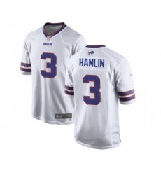 Men's Buffalo Bills #3 Damar Hamlin White Jersey