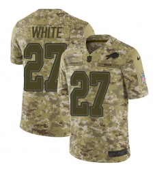 Youth Nike Buffalo Bills #27 Tre'Davious White Limited Camo 2018 Salute to Service NFL Jersey