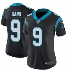 Women's Nike Carolina Panthers #9 Graham Gano Elite Black Team Color NFL Jersey