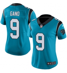 Women's Nike Carolina Panthers #9 Graham Gano Elite Blue Alternate NFL Jersey