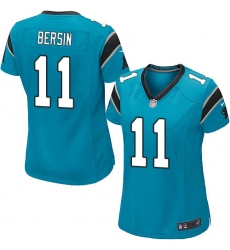 Women's Nike Carolina Panthers #11 Brenton Bersin Game Blue Alternate NFL Jersey