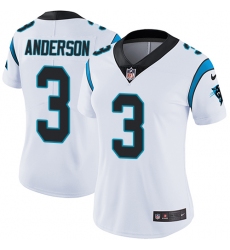 Women's Nike Carolina Panthers #3 Derek Anderson Elite White NFL Jersey