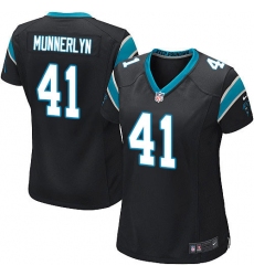 Women's Nike Carolina Panthers #41 Captain Munnerlyn Game Black Team Color NFL Jersey