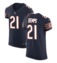 Men's Nike Chicago Bears #21 Quintin Demps Navy Blue Team Color Vapor Untouchable Elite Player NFL Jersey