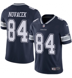 Youth Nike Dallas Cowboys #84 Jay Novacek Navy Blue Team Color Vapor Untouchable Limited Player NFL Jersey