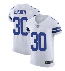 Men's Nike Dallas Cowboys #30 Anthony Brown Elite White NFL Jersey