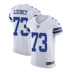 Men's Nike Dallas Cowboys #73 Joe Looney Elite White NFL Jersey