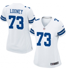 Women's Nike Dallas Cowboys #73 Joe Looney Game White NFL Jersey
