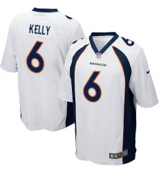 Men's Nike Denver Broncos #6 Chad Kelly Game White NFL Jersey