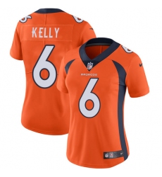 Women's Nike Denver Broncos #6 Chad Kelly Elite Orange Team Color NFL Jersey