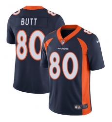 Youth Nike Denver Broncos #80 Jake Butt Elite Navy Blue Alternate NFL Jersey