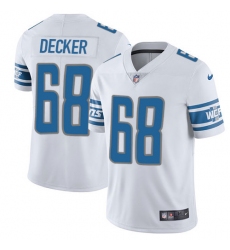 Youth Nike Detroit Lions #68 Taylor Decker Elite White NFL Jersey