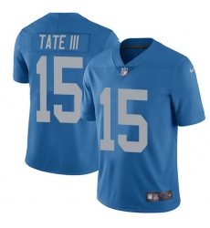 Youth Nike Detroit Lions #15 Golden Tate III Elite Blue Alternate NFL Jersey