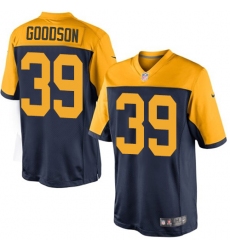 Youth Nike Green Bay Packers #39 Demetri Goodson Limited Navy Blue Alternate NFL Jersey