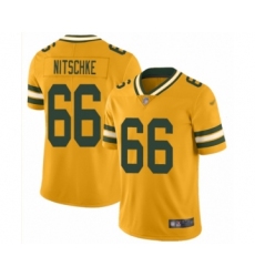 Youth Green Bay Packers #66 Ray Nitschke Limited Gold Inverted Legend Football Jersey