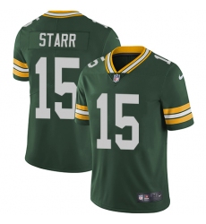 Youth Nike Green Bay Packers #15 Bart Starr Elite Green Team Color NFL Jersey