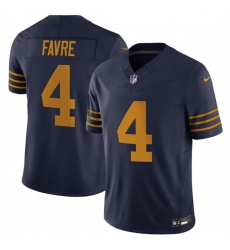 Men's Green Bay Packers #4 Brett Favre Navy The 1923 Classic Vapor F.U.S.E. Limited Football Stitched Jersey