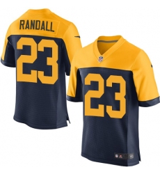 Men's Nike Green Bay Packers #23 Damarious Randall Elite Navy Blue Alternate NFL Jersey