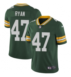 Youth Nike Green Bay Packers #47 Jake Ryan Elite Green Team Color NFL Jersey