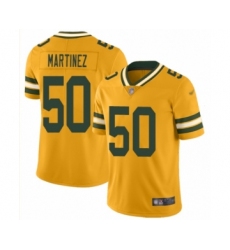 Women's Green Bay Packers #50 Blake Martinez Limited Gold Inverted Legend Football Jersey