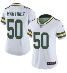 Women's Nike Green Bay Packers #50 Blake Martinez Elite White NFL Jersey