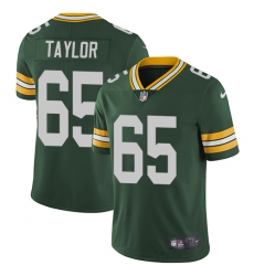 Youth Nike Green Bay Packers #65 Lane Taylor Elite Green Team Color NFL Jersey