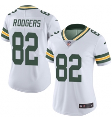 Women's Nike Green Bay Packers #82 Richard Rodgers Elite White NFL Jersey