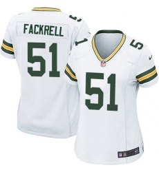 Women's Nike Green Bay Packers #51 Kyler Fackrell Game White NFL Jersey