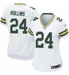 Women's Nike Green Bay Packers #24 Quinten Rollins Game White NFL Jersey