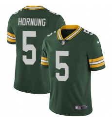 Youth Nike Green Bay Packers #5 Paul Hornung Elite Green Team Color NFL Jersey