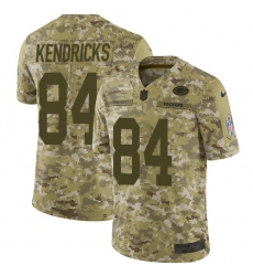 Youth Nike Green Bay Packers #84 Lance Kendricks Limited Camo 2018 Salute to Service NFL Jersey