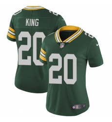 Women's Nike Green Bay Packers #20 Kevin King Elite Green Team Color NFL Jersey