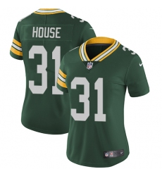 Women's Nike Green Bay Packers #31 Davon House Elite Green Team Color NFL Jersey
