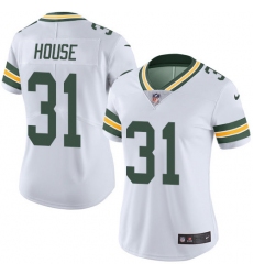 Women's Nike Green Bay Packers #31 Davon House Elite White NFL Jersey