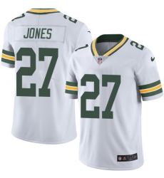 Youth Nike Green Bay Packers #27 Josh Jones Elite White NFL Jersey