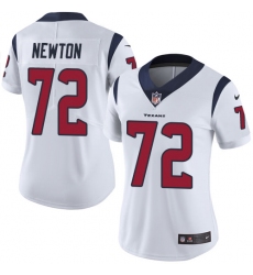 Women's Nike Houston Texans #72 Derek Newton Elite White NFL Jersey