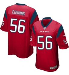 Men's Nike Houston Texans #56 Brian Cushing Game Red Alternate NFL Jersey