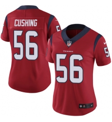 Women's Nike Houston Texans #56 Brian Cushing Limited Red Alternate Vapor Untouchable NFL Jersey