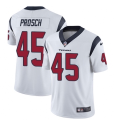 Men's Nike Houston Texans #45 Jay Prosch Limited White Vapor Untouchable NFL Jersey