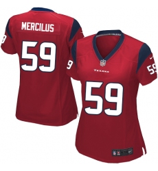 Women's Nike Houston Texans #59 Whitney Mercilus Game Red Alternate NFL Jersey